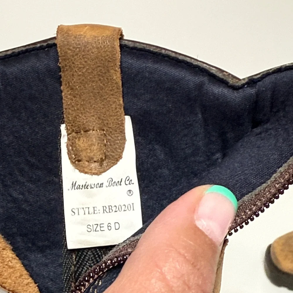 Kids Western Star and Stripes Boots - Picture 9 of 12
